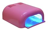 36W Nail UV Lamp Acrylic Gel Shellac CURING Light TIMER DRYER SPA Equipment PNK