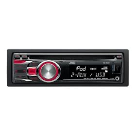 JVC KD-R521 Car CD Receiver with MP3 Tuner, Front USB, Dual Aux-in, Ready for iPod and iPhone