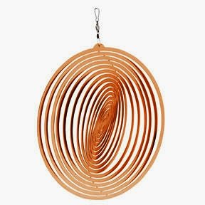 Geo-Prism Twisted Wave Copper