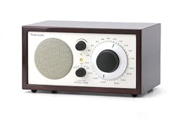 Tivoli Audio Platinum Series Model One AM-FM Table Radio, Dark Walnut/Beige