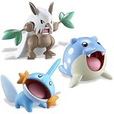 Pokemon Battle Frontier Series 1 Figure Multipack with Spheal, Shiftry, & Mudkip Figure