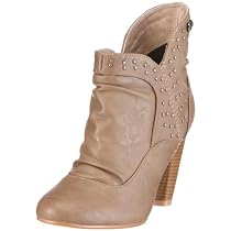 Buffalo Girl 111995 237540 SYN GRAIN PU BLACK 01, Damen Stiefel