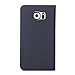 WAWO Samsung Galaxy S6 Case, PU Leather Wallet Flip Cover Case with Credit Card ID/Pocket Money Slot for Samsung Galaxy S6 - Black