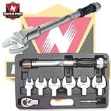 Professional-Grade 1/2 Interchangeable Spanner Torque Wrench Set 30-150 Ft-Lb