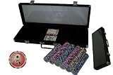 Poker Chipset | 500'er Koffer Black | mit Royal Flush Chips | MIX-IT