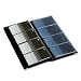 Rolodex 67473 Rolodex Stitched Faux Leather Business Card Book, 96-Card Cap, 4-5/8x9-7/8, BK