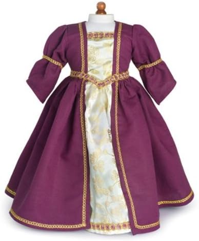 Gala Christmas Holiday Gown Dress Renaissance Princess Outfit Fits American Girl 18" Doll Felicity Elizabeth