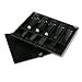 Buddy Products Coin and Bill Tray with Metal Security Lid, 11.5 x 2 x 14.375 Inches, Black (0544-4)