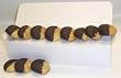 Scott's Cakes Half-Dipped Sniker Doodle Cookies with Dark Chocolate in a White Gourmet Box