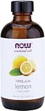 Now Foods Essential Oil, Lemon, 4 Fluid Ounce