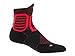 Nike Men's Elite High Quarter Basketball Socks (Large, Bright Red/Black/Grey)