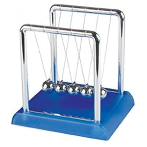 Toysmith Neon Colored Newton's Cradle - Colors May Vary