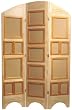 Unique Photographic Family Gift Idea - 67" Arc Top Photo Display Folding Screen Room Divider w/ 8" x 10" Picture Frames