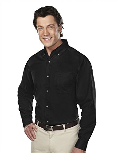 TRM Mens DuPont Stain Resistant Professional Blend Twill Shirt (23 Color,S-6XLT)
