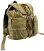 9168 Stone Washed OD Green Heavyweight Backpack With Leather Accents