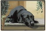 Fiddlers Elbow-BLACK LAB/PORCH DOORMAT