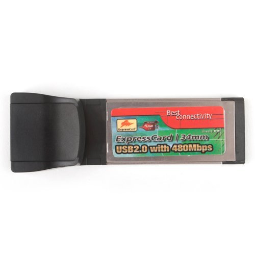 CablesToBuyâ„¢ Express Card 34mm, USB 2.0, 4-port
