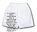 White Boxer Short with A leader, once convinced that a particular course of action is...