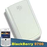 ORIGINAL BLACKBERRY BOLD 9700 PEARL WHITE BACK COVER BATTERY DOOR