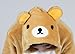 Autek Animal Unisex Onesie Fancy Dress Costume Hoodies Pajamas Sleep Wear Rilakkuma Bear