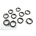 10pcs. 15x21x4mm Precision Ball Bearings Chrome Steel ABEC 3 Rubber Seals