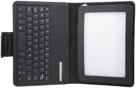 Sinbad 2 IN 1 Removable Wireless Bluetooth ABS keyboard Leather Case with Stand for Kindle Fire hd 7 inch for AND 1pcs stylus pen (free) as the gift-black