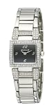 Accu2 By Accurist A2-24244 Stone Set Linked Bracelet Watch With Black Dial