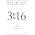 3:16: The Numbers of Hope