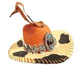 Cow Print Western Cowboy Hat Christmas Ornament
