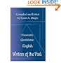 Memorable Quotations: English Writers of the Past