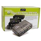 Linkskey LKV-S02ASK KVM Switch - 2-port PS2, Audio, with Cables