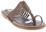 Steve Madden Signature Starez Brown thongs
