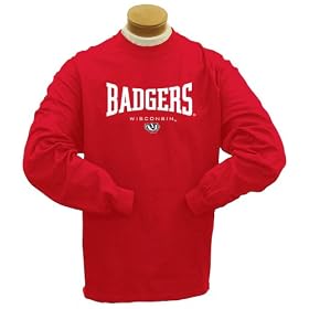 Wisconsin Badgers Felt Applique Long Sleeve T-Shirt