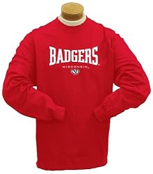Wisconsin Badgers Felt Applique Long Sleeve T-Shirt