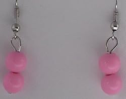 Pink Globes Earrings