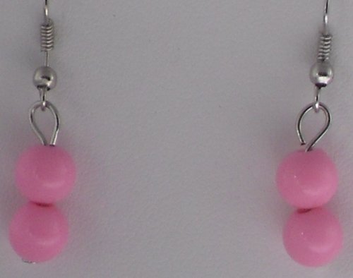 Pink Globes Earrings