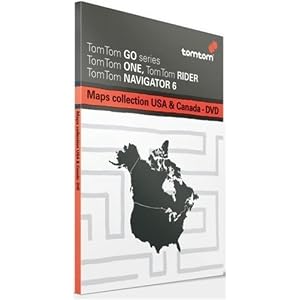 Tomtom Maps Of USA & Canada [Multiplatform DVD Use with any Tomtom GPS]