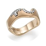 18k Rose Gold One Half of Female Insignia Diamond Combination Ring Set (1/6 cttw, H-I Color, SI1-SI2 Clarity)