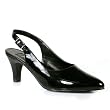 3 Inch Sexy High Heel Shoe Slingback Block Heel Shoe Black Patent 3 Inch Sexy High Heel Shoe Slingback Block Heel Shoe Black Patent