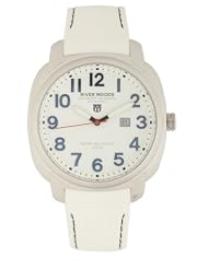 River Woods Men's RW 6 M WD SCWBL Large White Dial Watch