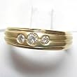 14K Yellow Gold Diamond Man's Ring