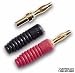Monster Cable MT R-B Monster Tips Banana Extra-Thick Speaker Cable Connectors (1 pair)