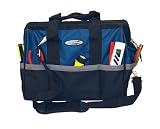McGuire Nicholas 22316 16-Inch Wide Blue And Black Builders Tool Bag