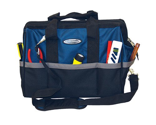 McGuire Nicholas 22316 16-Inch Wide Blue And Black Builders Tool Bag