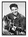 Elvis Presley American Pop Singer Guitarist and Actor in Musical Films Seen Here with His Guitar Photographic Poster Print, 12x16