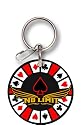 PlastiColor 004104R01 No Limit Poker Plastisol Key Chain
