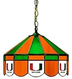 16 Swag Hanging Lamp Light University of Miami Hurricanes - Free Shipping