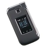 Crystal Hard Rubberized Black Cover Case for Samsung Alias 2 SCH-U750 Verizon [WCM105]