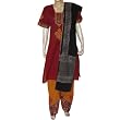 Spring Fashion Trend Salwar Suits Printed Embroidered Cotton Multicolored Size L (slk381b)