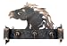 Iron coat rack, 'Horse of Gold'